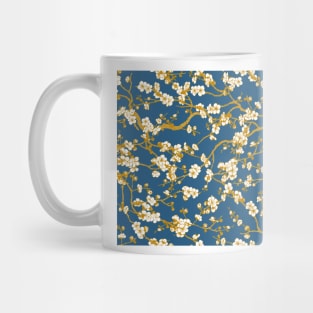 sakura (gold and blue) Mug